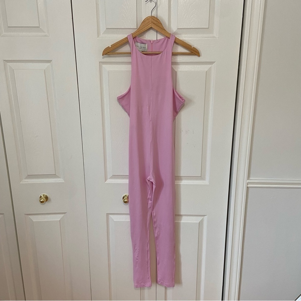 Selezza NWT Aslin Catsuit Jumpsuit One Piece Pink Size 6 Medium - Picture 4 of 9